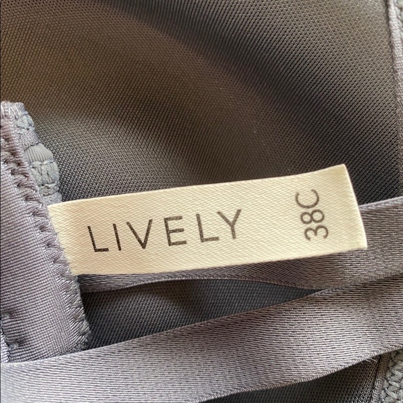 Lively Womens The Flex No Wire Bra Bralette Lounge Convertible Multiway Gray 38C - Picture 3 of 6